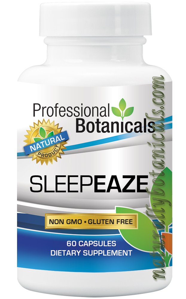 צמחי מרפא מקצועיים ישנים Eaze, Natural Sleep Aide תוסף, שאינם הרגלים שמרכיבים תוספת שינה ולריאן שורש וצ'מומיל הגרמני - 60 קפסולת צמחונית