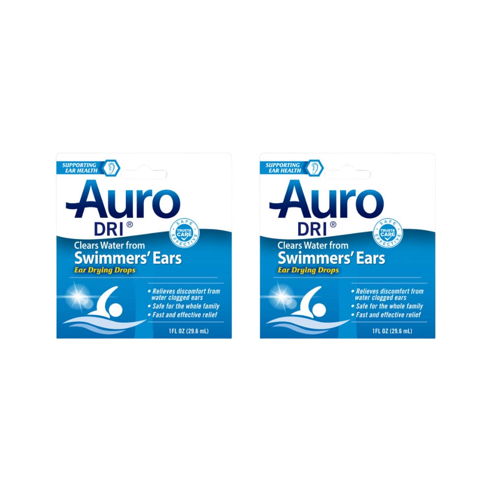 Auro Dri Swimmer'sאוזן יבשה טיפות, הקלה מהירה, 1 oz. (Pack of 2)