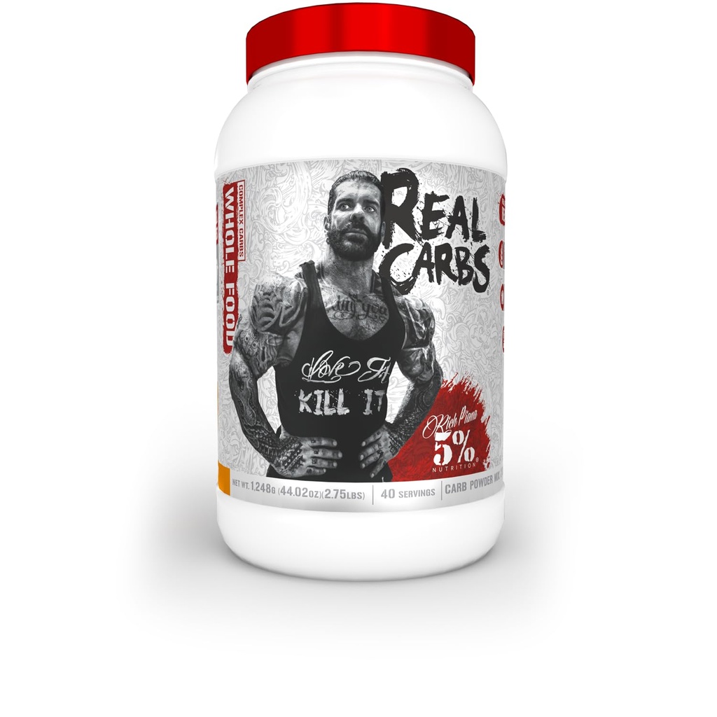 5% תזונה עשירה Piana Real Carbs עם אבקת פחמימות מזון מורכב אמיתי, זמן רב אחרון אנרגיה נמוכה Glycemic עבור Pre-Workout / post-Workout Recovery Meal, 2.75 lb, 40 משרתים (Sweet Potato Pie)