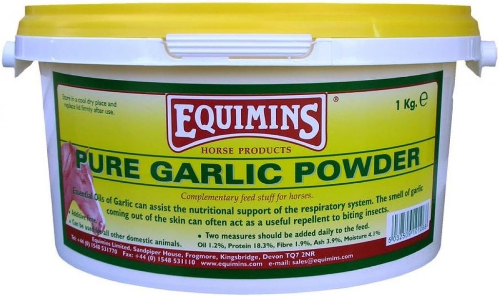 תוספת סוס Garlic אבקת 1kg Tub