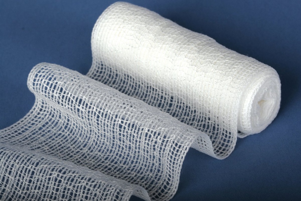 Medline Sterile Conforming Gauze Bandages, 6" x 80, אידיאלי עבור Wound Care, Pack של 48