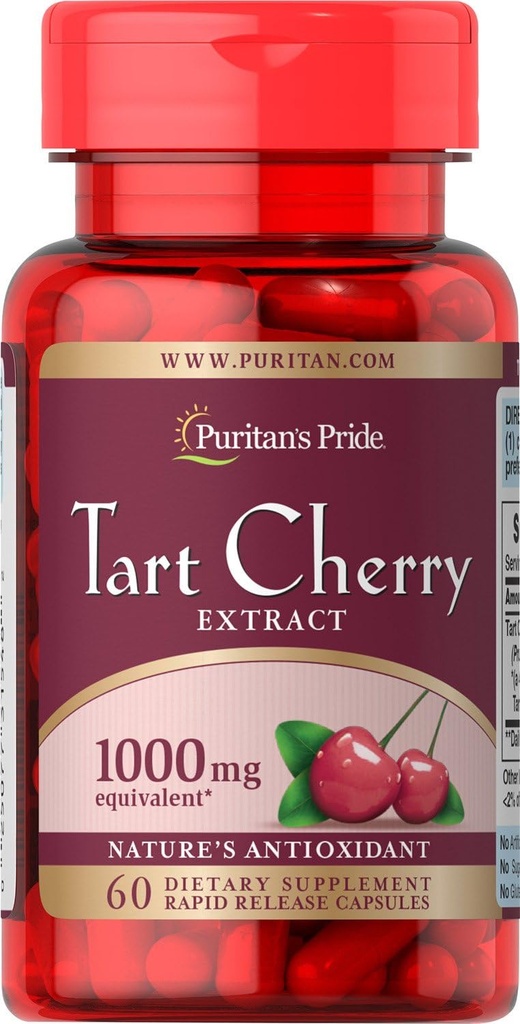 פוריטנס גאווה Tart Cherry לחלץ 1000 Mg