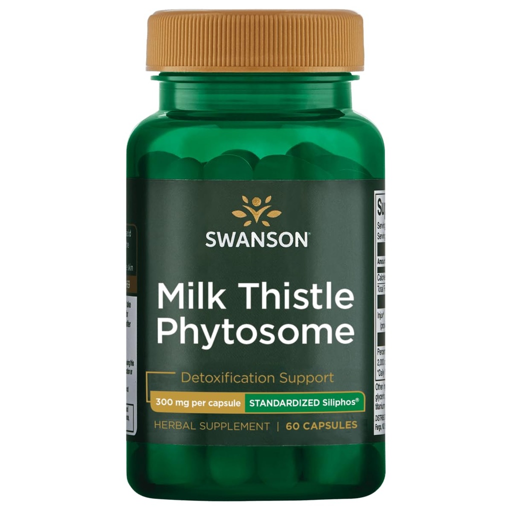 סוונסון Siliphos Milk Thistle Phytosome 300 מיליגרם 60 קפסולות