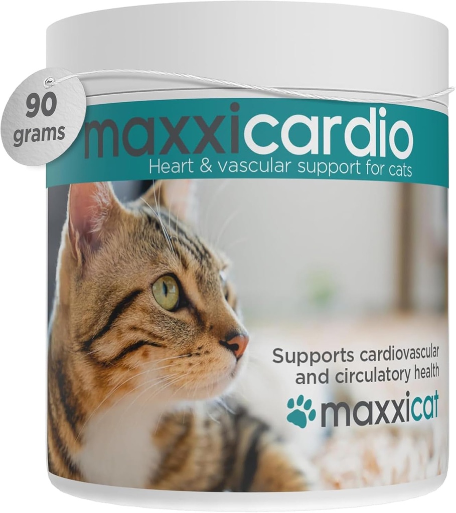 maxxipaw maxxicardio Heart & Cardiovascular אבקת תוסף עבור חתולים, 3.2oz