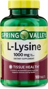 SPEC Lysine Amino Acid תוספים, 1 Tablet Per המשרת,Spring Valley L-Lysine תומך במערכת חיסונית בריאה * 100 Count