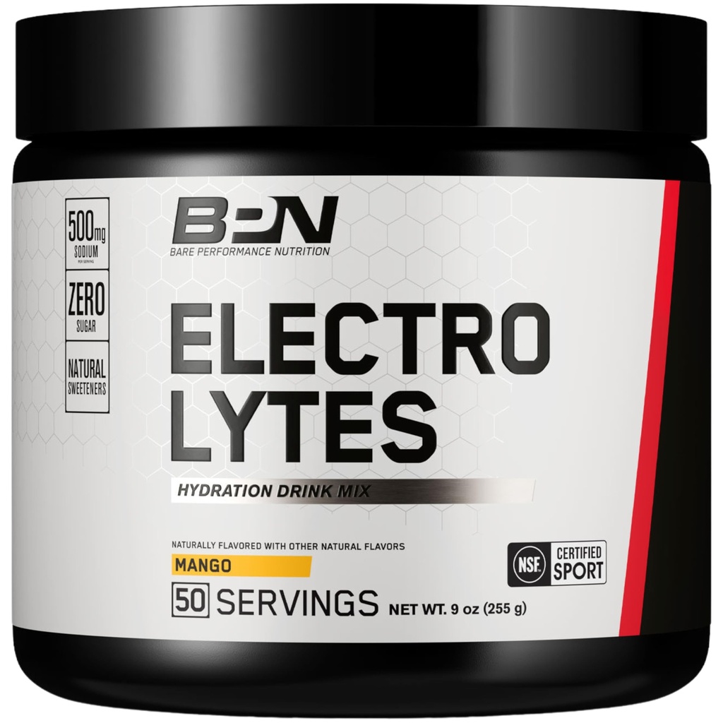 BARE PERFORMANCE NUTRITION BPN Electrolytes hydrotion לשתות לערבב | סוכר חינם אלקטרוליט אבקה