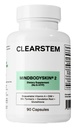 CLEARSTEM - MINDBODYSKIN Hormonal Acne תוסף (No 5-HTP) - תוסף DIM טבעי - ויטמין Skin Cares - הורמון, אנטי-חמצן - Gluten Free, Cruelty Free - 30 משרתים, 90 קפסולות
