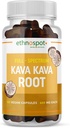 Kava Kava Root Calming Supplement Capsules – Supports Relaxation and Mood Balance with Natural Herbal Kava Extract – Non-Habit Forming, Gluten-Free – 125 Vegan Capsules
