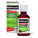 Robitussin Adult Strength Cough + Chestungestion DM Max (4 fl. oz. Bottle), Cough Suppressant & Expectorant, Raspberry Flavor