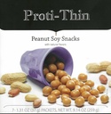 Proti-Thin Peanut Soy חטיפים, 15g חלבון, Low Calorie, Low Fat, Low Carb, No Gluten Ingredients, Diet חלבונים Puffs, KETO Friendly, אידיאלי חלבון Compatible, 7 Count Box