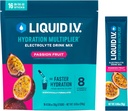 נוזל I.V. hydrotion Multiplier® - תשוקה פירות - אבקת כביסה Packets | אבקת אלקטרוליטה Mix | Convenient Single-משרתת Sticks | Non-GMO | 16 משרתות (Pack of 1)