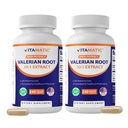 Vitamatic 2 Packs Valan Root 20:1 לחלץ 250 מ"ג - 240 קפסולות - 20X ריכוזי הפקה