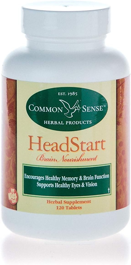 Common Sense Herbal Products HeadStart: Brain Nourishment (120 טבליות)