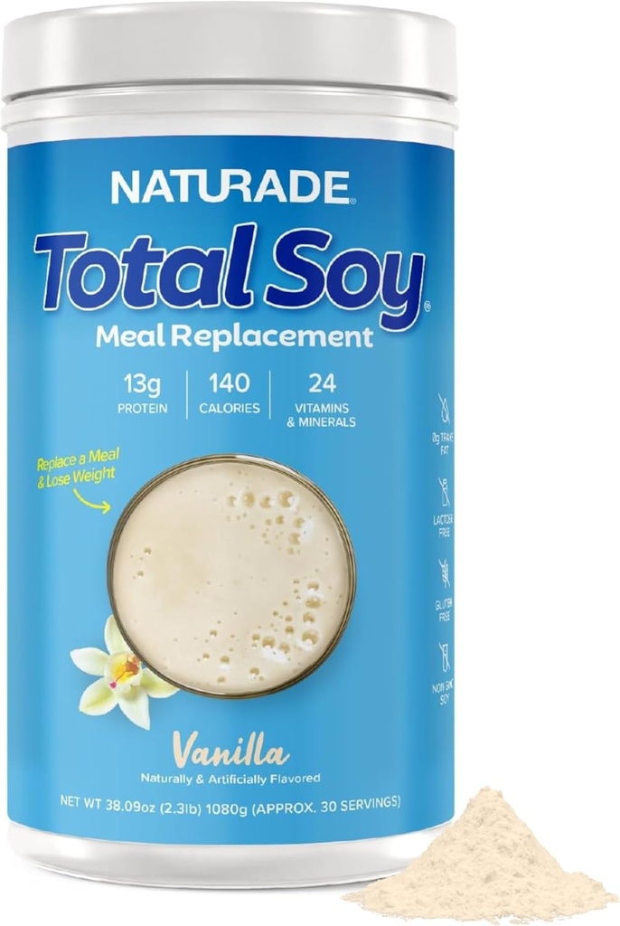 אבקת חלבון כל כךי - 13g חלבון ו-130 קלוריות לשרת - Zero Trans Fat - non-GMO Soy - Lactose & Gluten Free - Vanilla (30 משרתים)