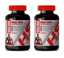 גלולות שריר עבור גברים - BRANCHED שרשרת Amino Acid - BCAA 3000MG - Bcaa Train and Recover - 2 בקבוקי 240 טבליות