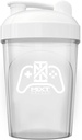 MIXT Energy Shakerבק, 16 oz. Shaker Bottle, BPA Free & Lid Mixing Technology (16 oz, Game Controller)