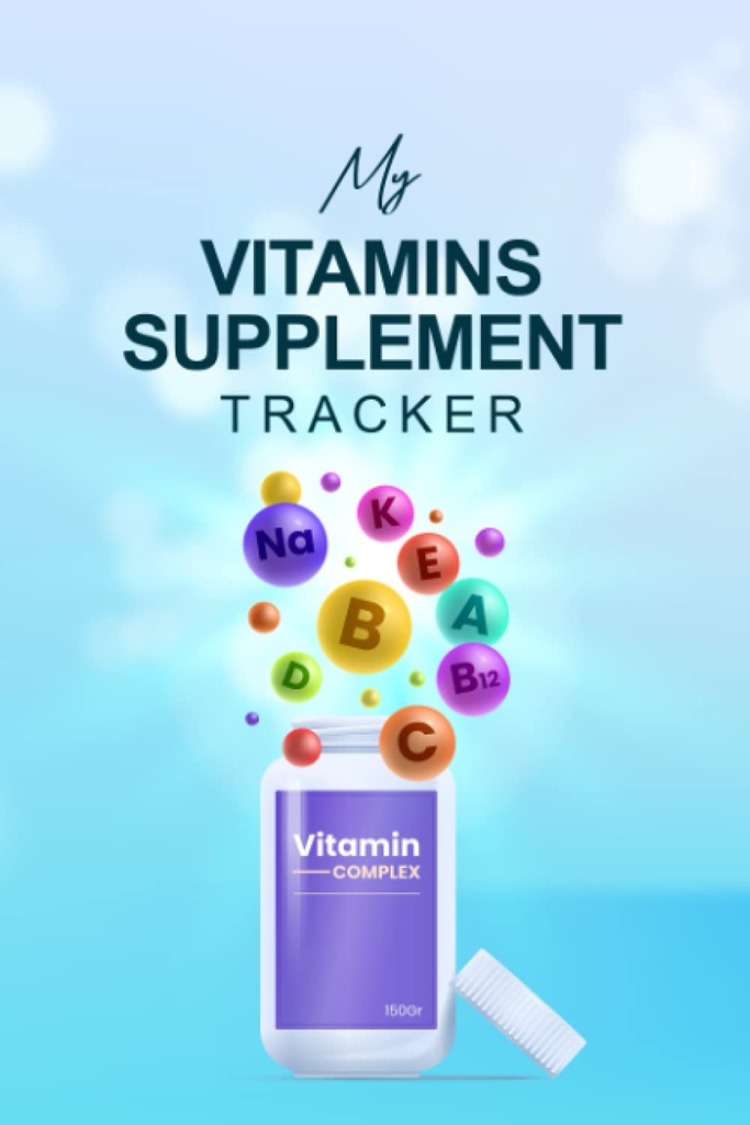 הוויטמינים שלי תוסף Tracker: שבועי Log of Supplements and ויטמין Intake, Logbook