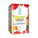 תפעול אם גובה Boost Mega תמיכה לילדים בגילאי 3-8 שנים, עלייה עם 10+ גורמים, 60 מסטיקנים, סטרוברי פלפורה מהירה, Get Tall Fast Formulaor