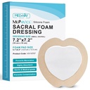 MedVance TM Silicone - Bordered Silicone Adhesive Foam Dressing Sacral Size 7