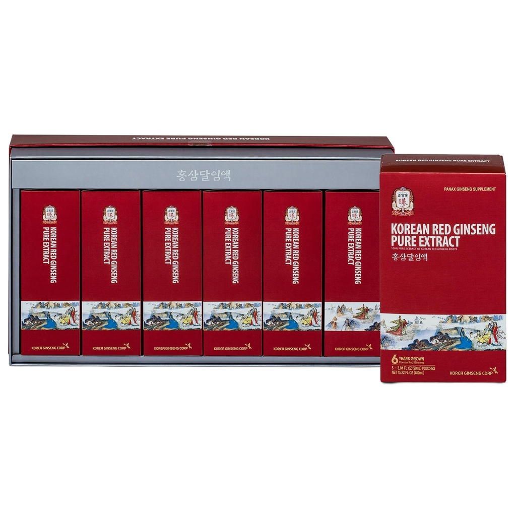 CheongKwanJang Red גינזנג פלט טהור לחתוך | Red גינזנג, קוריאני גינזנג, גינזנג לחלץ | Immune System Support Booster for Man & Woman
