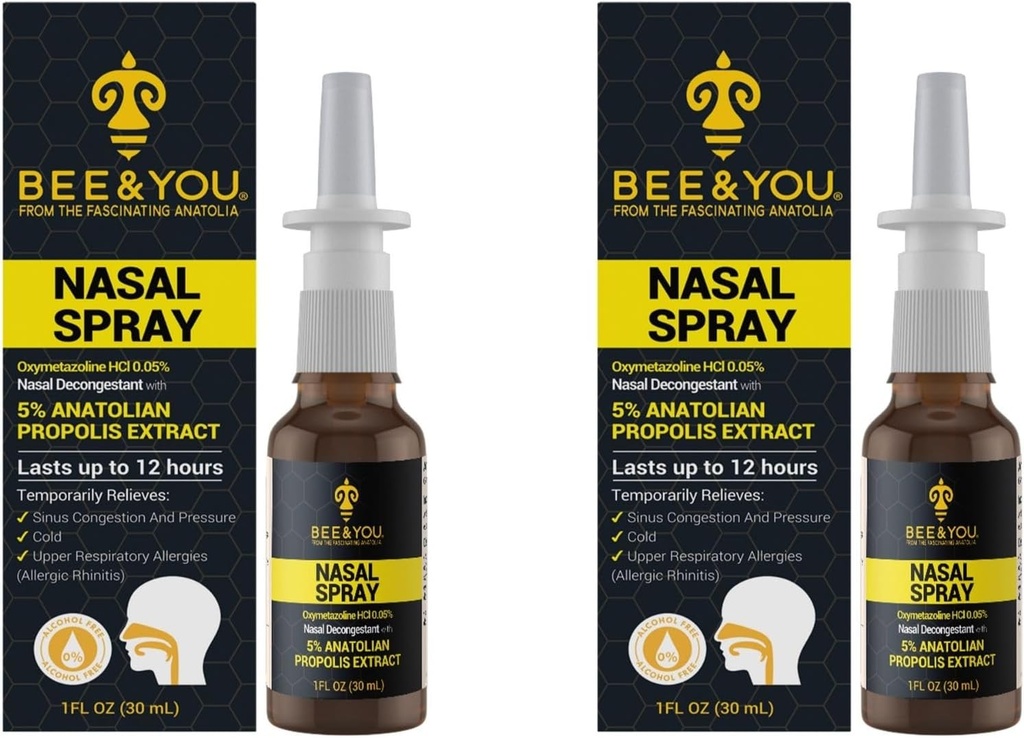 Bee and You Natural Propolis Nasal Spray 1 Fl oz