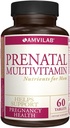 Prenatal Multivitamin - מסייע לקדם בריאות הריון - תמיכה מערכת החיסון ופיתוח Fetal - חומרים מזינים חיוניים עבור אמא & התינוק - פורמולה בטוחה - תוספי תזונה - 60 טבליות