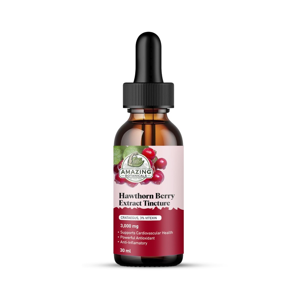 הבוטנים המדהימים הותורן ברי לחלץ 3,000 מ"ג כוח Tincture - אורגני Immune Support & Wellness תוסף