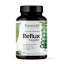 EMERALD LABS Reflux Health - Indigestion & Heartburn הקלה עם Mucosave FG, DGL, Aloe Vera, Probiotics, Enzy & More * - 60 קפסולות ירקות (30 ימים אספקה)