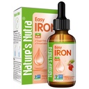 Iron Easy של Nature's Nutra Easy Iron, Premium Liquid Iron for Baby, Children, Ferrochel, Anemia, Hemoglobin, Non-GMO, כשר, 2 Fl. Oz (60 מ"ל)