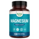 טבעיים נצפים Magnesium Glycinate Chelate - 200 מ"ג תוספת מגנזיום עבור שריר Cramps, הירגעות, תמיכה בשינה - 100% Albion TRACCS Buffered Magnesium Glycinate - 120 קפסולות טבעוניות