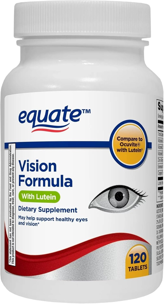 Jetgi Vision Formula with Lutein Tablet Dietary Supplement,1 Tablet ליום 120 הרוזן