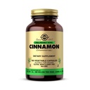 Solgar Cinnamon - 100 קפסולות ירקות - Full Potency (FP) - Non-GMO, טבעוני, Gluten Free, Milk Free, Kosher - 100 משרתים
