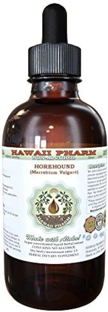 Horehound אלכוהול-Free Liquid Extraction (Marrubium vulgare) Dried Herb Glycerite 2 oz