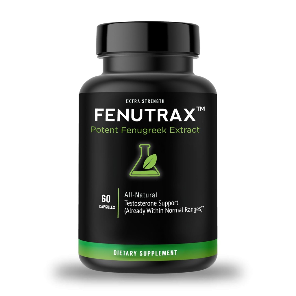 VitaMonk FenuTrax TM Fenugreek לחלץ 1 חודשים אספקה - חזק יותר מאשר Testofen - High-Potency (50%) - תמיכה טסטוסטרון עבור גברים - צמיחה שרירים, אנרגיה ו Drive (60 קפסולות)