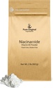 PURE ORIGINAL INGREDIENTS Niacinamide (2 lb) אבקת ויטמין B3 ללא שומן, תוסף תזונה