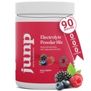 אבקת JUNP Electrolytes No Sugar No Carbs, Wildberry פירות פלאדור Keto אלקטרוליט לערבב - Potassium & מלח אבקת אלקטרוליטים, אפס Calorie סוכר חינם אבקת אלקטרוליטטה, 90 משרתים
