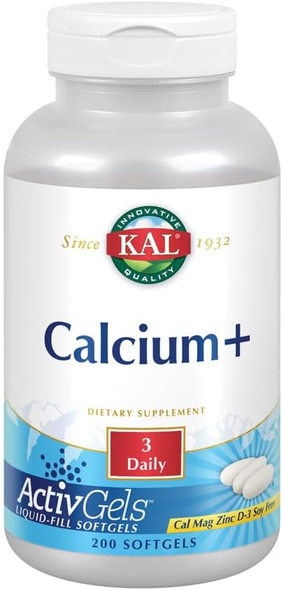 KAL Calcium Plus Tablet, 1000 מ"ג, 200 הרוזן
