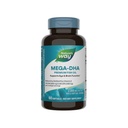 Nature's Way Mega-DHA Premium Fish Oil, תומך ב-עין ובתפקוד המוח*, אומגה 3, 2,000 מ"ג שמן דגים ל- 2Softgel, 60 Softgels (Packaging May Vary)