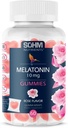 Melatonin Gummies 10 מ"ג -Enhance Sleep Quality-Sleep Support Gummies Vegetarian