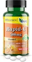 אמריקה Medic & Science Rapid-C 500 מ"ג תוספת - ויטמין C לאנרגיה Boost, תמיכה במערכת החיסון, אנטי-Oxidantant