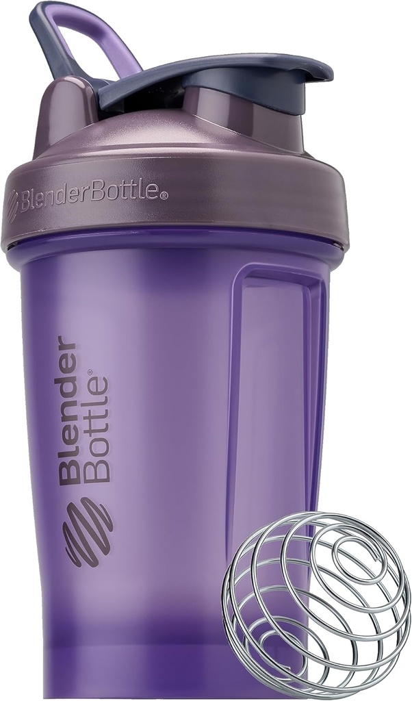 BellerBottle Classic V2 Shaker Bottle Perfect for Protein Shakes and Pre Workout, 20oz, Full Color Purple