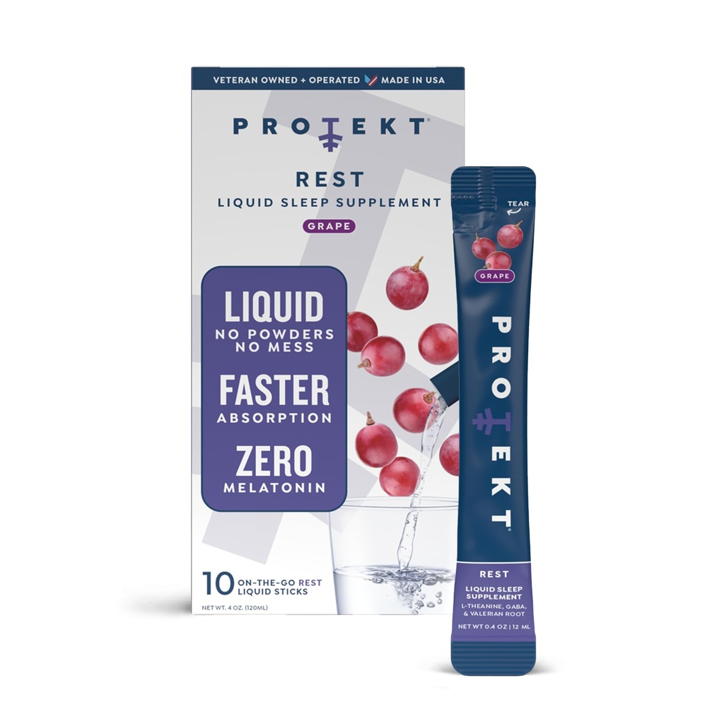 ProTEKT GABA L Theanine תוסף | Melatonin-Free Sleep Aid for Adults