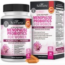 תוספי Menopause עבור נשים - 40 מיליארד CFU Menopause Probiotics עבור נשים - תמיכה בלילה פלאשס חם מזיעים Mood Swings ו Balance - non-GMO, 30 קל-Swallow קפסולות, 30 משרתים