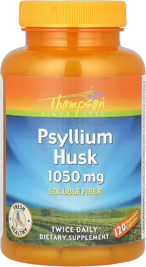 Psyllium Husk 1050 מ"ג תומפסון 120 Caps