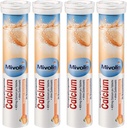 Mivolis Calcium effervescent טבליות - תוספי תזונה 4 Packs x 20 PCs