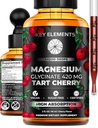מגנזיום נוזלי Glycinate 420 Mg עם פלט טאי צ 'רי טבעי | Magnesium Glycinate טיפות תוספת עבור שינה, Mood & ניידות תמיכה