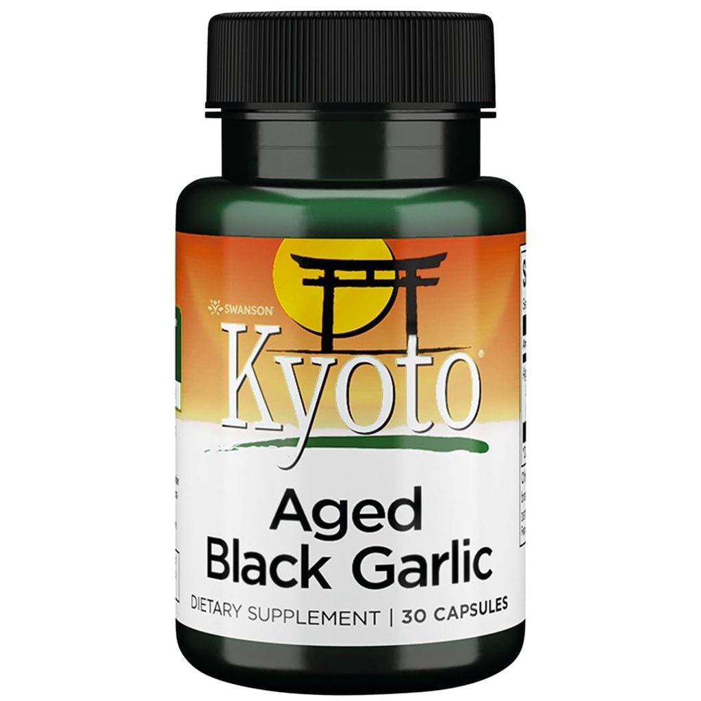 בסביבה הקרובה של Swanson black Garlic 650 מיליגרם 30 קפסולות