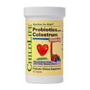 CHILDLIFE ESSENTIALS ChildBiotics with Colostrum- Probiotics לילדים, Probiotics for Digestive Health, Chewables, Probiotics, Colostrum לילדים, Gluten Free - Natural ברי, 92 טבליות