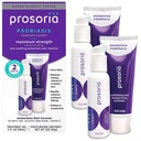 מערכת טיפול Prosoria מערכת Double Kit - 2oz | Powerful Psoriasis הקלה עם Salicylic Acid, Turmeric, Shea Butter & ויטמינים | Gel & Ointment for Scaling, Flaking, יבשה, Itching & Redness Relief