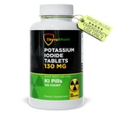 טבליות Potassium Iodide 130 מ"ג | 120ct Iodine Tablets עבור קרינת חשיפה - Potassium Iodine Pills - YODO Naciente - KI Pills - Made in USA - ThyroShieldddd